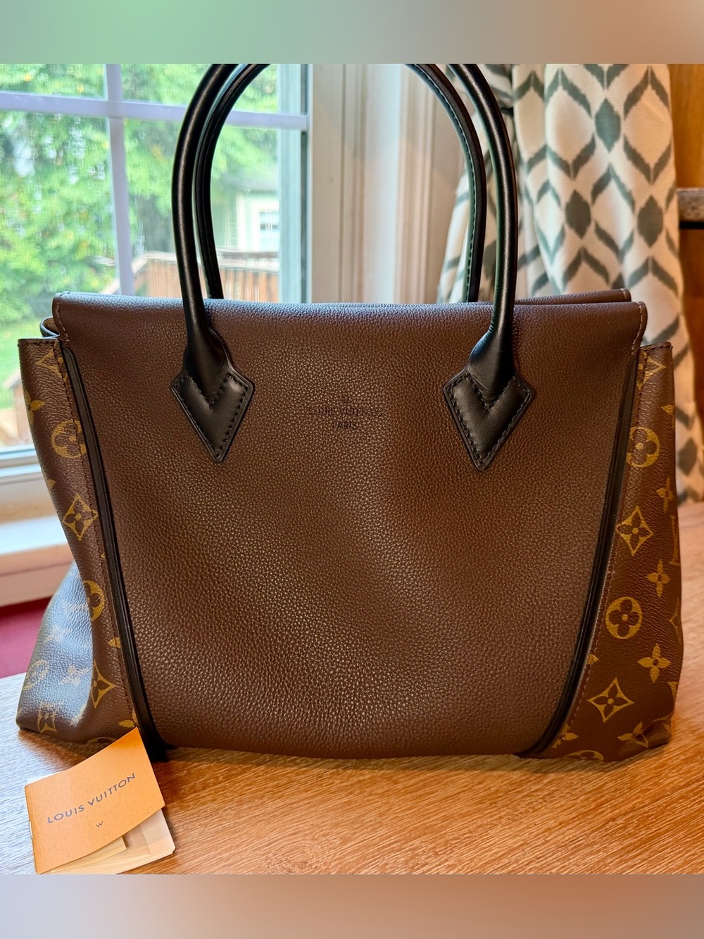 Louis Vuitton Chocolate Monogram Canvas W PM Bag